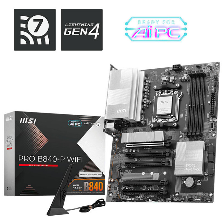 مادربرد ام اس آی PRO B840-P Wifi DDR5