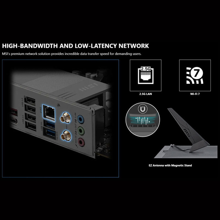مادربرد ام اس آی PRO B840-P Wifi DDR5