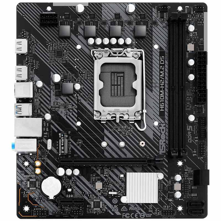 مادربرد ازراک H610M-H2/M.2 DDR5