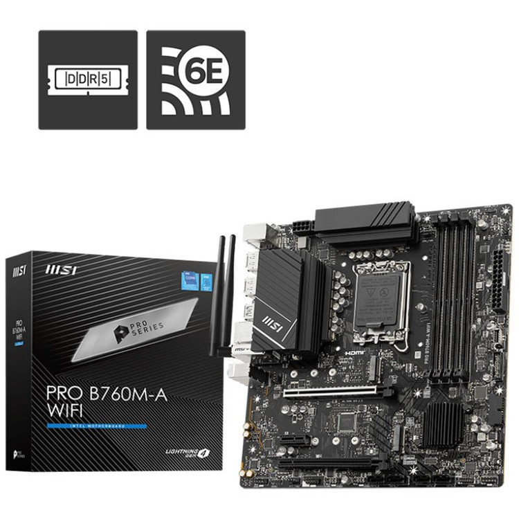 مادربرد ام اس آی Pro B760M-A WIFI DDR5