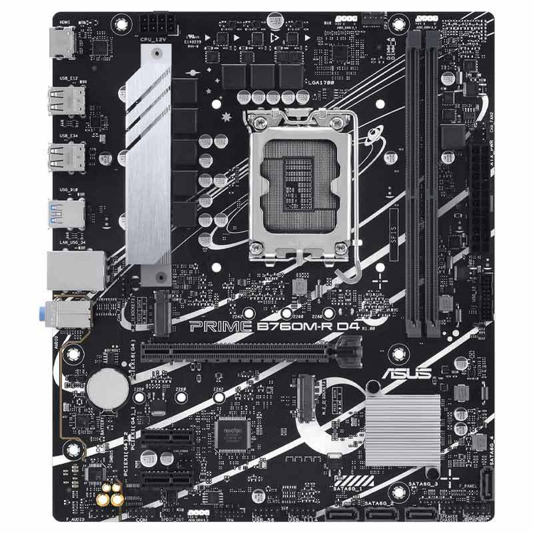 مادربرد ایسوس Prime B760M-R D4 DDR4