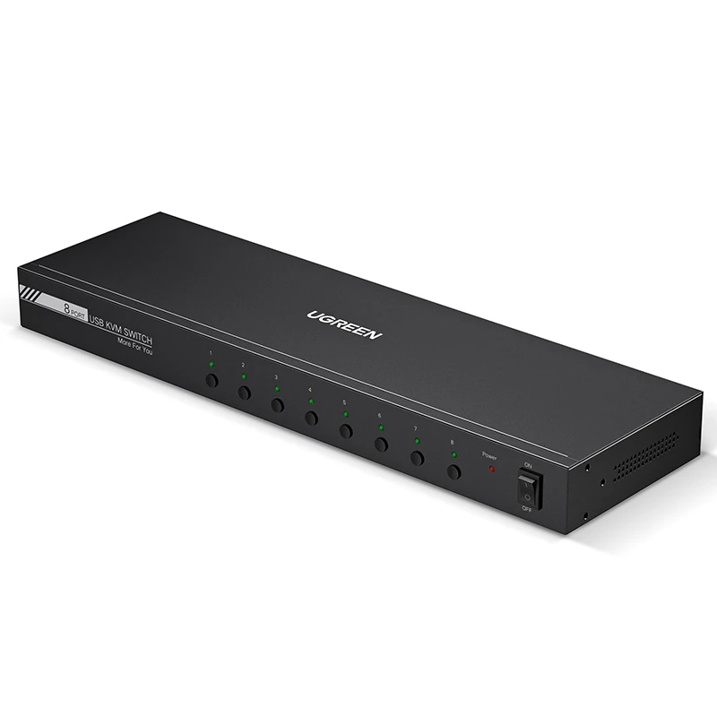 مبدل و تبدیل یوگرین مدل CM294 - VGA KVM 8-in 1-Out Switch 1080P@60Hz