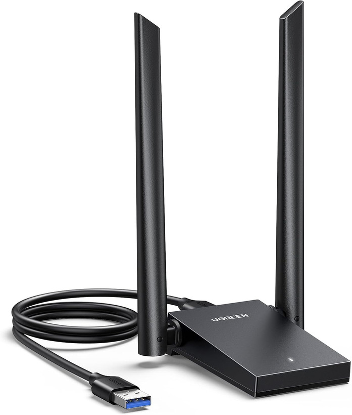 تجهیزات شبکه یوگرین مدل CM495 - USB WiFi 6 Adapter for PC Laptop AX1800 1201Mbps 5G 2.4G Dual Band WiFi Dongle High Speed USB3.0 Wireless Network Adapter